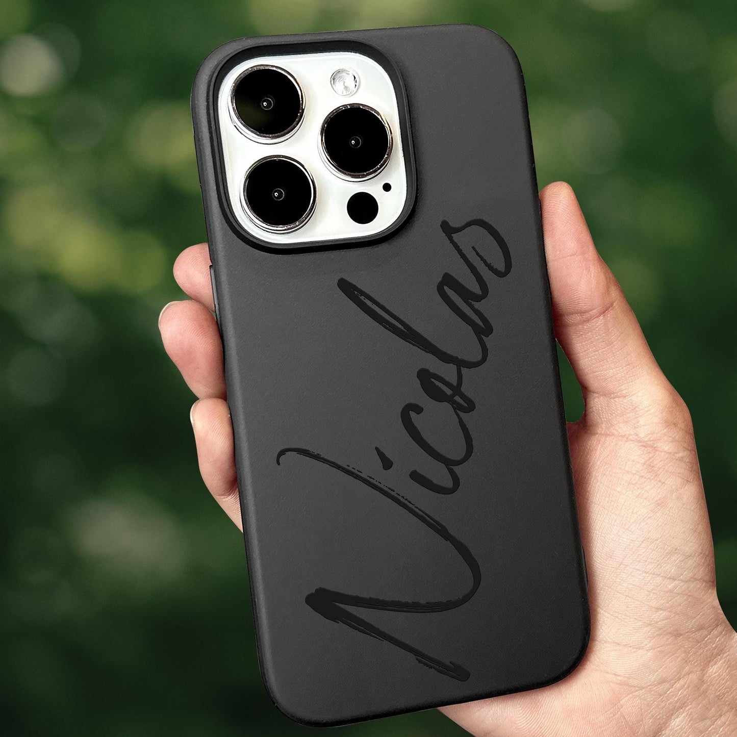 Custom Name iPhone 16 Pro Max Case, Personalized Text Cover for iPhone 15, Monogram Phone Case with Color Options Samsung S24 FE S25
