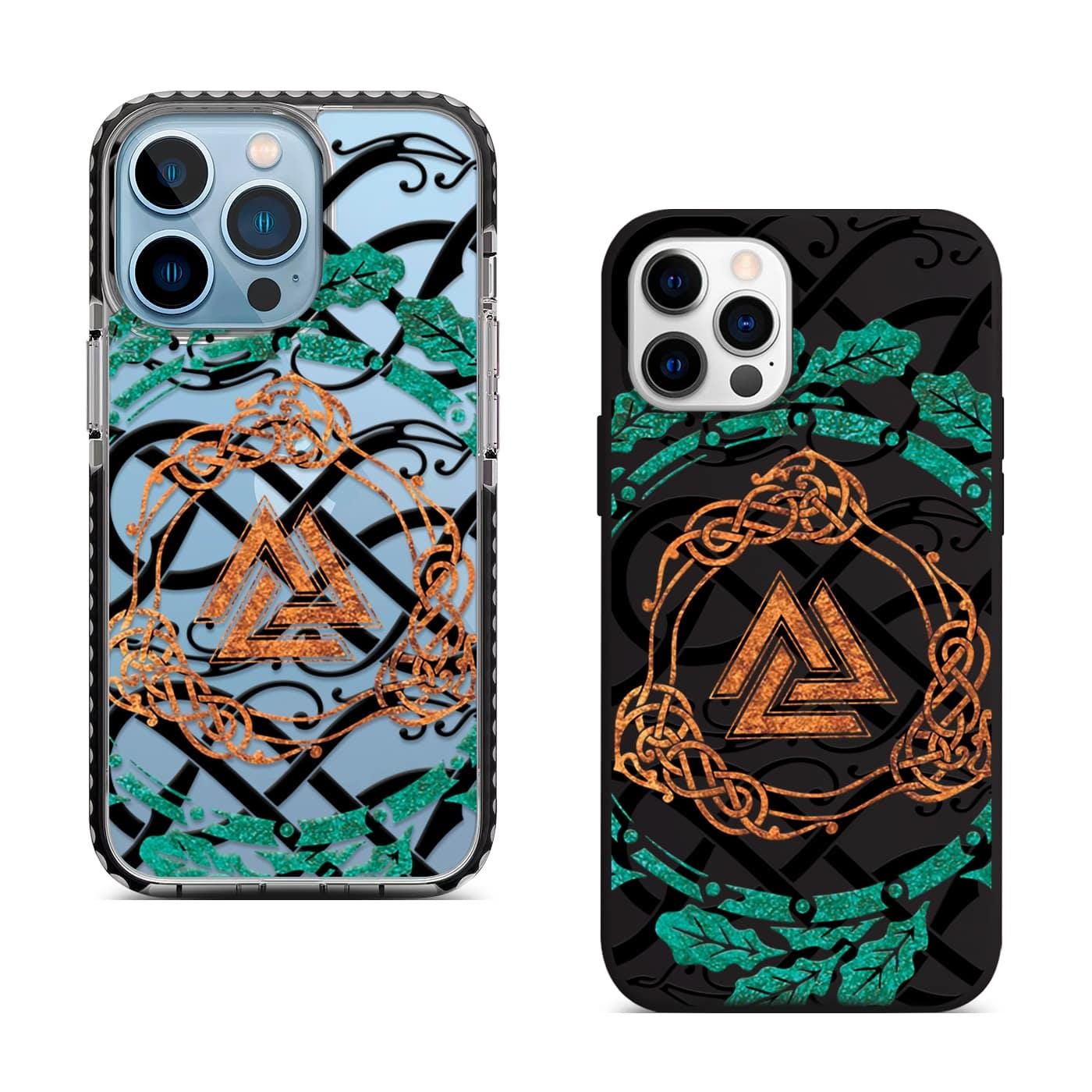 Viking Rune iPhone 16 Pro Max Case, Nordic Symbol Phone Cover for iPhone 15, Norse Myth Custom Case