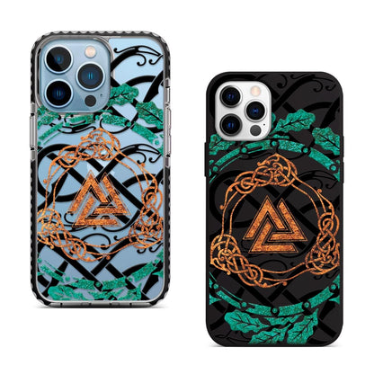 Viking Rune iPhone 16 Pro Max Case, Nordic Symbol Phone Cover for iPhone 15, Norse Myth Custom Case