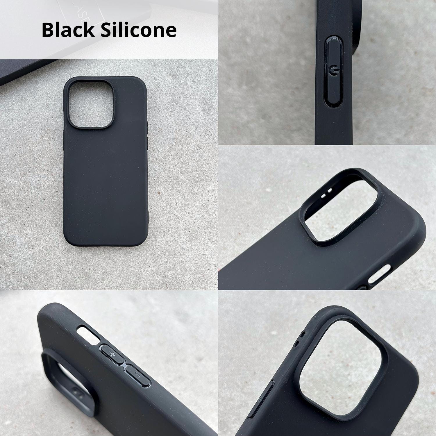a series of photos showing different angles of a phone case