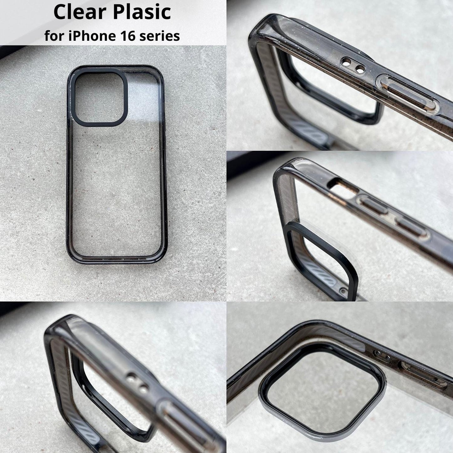 a series of photos showing different angles of a cell phone