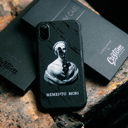Memento Mori Phone Case – Compatible with iPhone 16 Pro Max, 15, 14, 13, 12