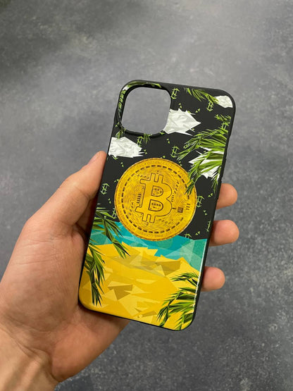 iPhone Case Bitcoin Geometric