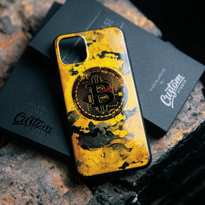 iPhone Case Bitcoin Gold