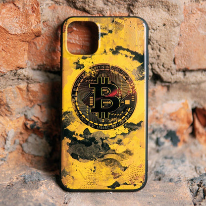 iPhone Case Bitcoin Gold