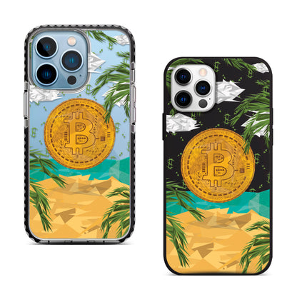 iPhone Case Bitcoin Geometric