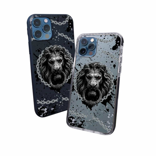 iPhone Case Silver Lion