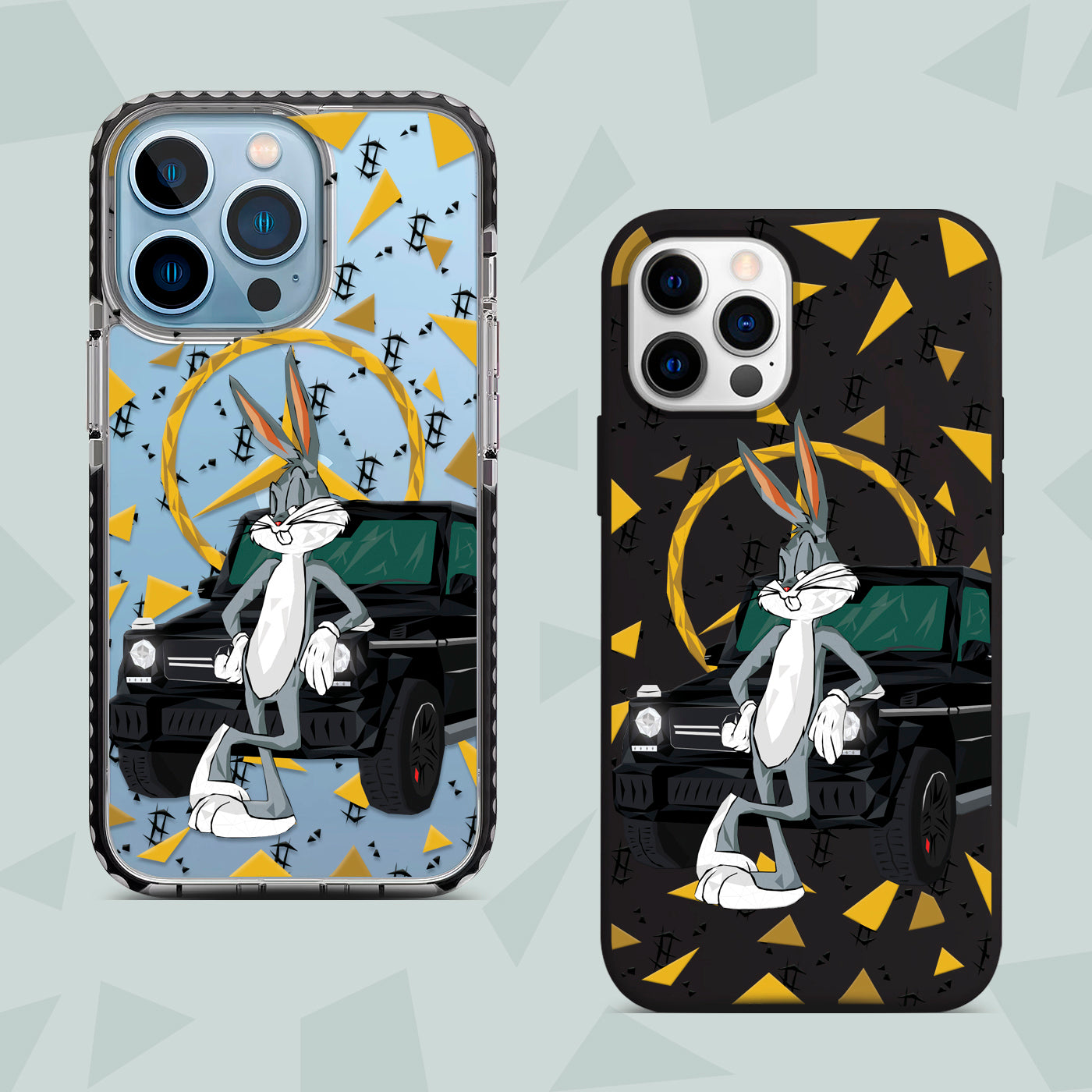 iPhone Case Bunny Car